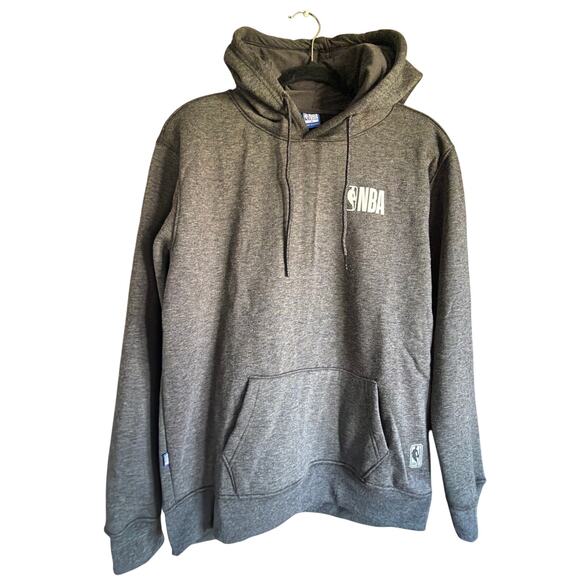 NBA National Basketball Association Hoodie Gray Graphic Medium NWT - Picture 2 of 5